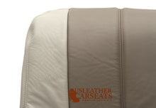 Load image into Gallery viewer, 2001 2002 GMC Yukon Denali Driver Side Bottom Leather Seat Cover 2 Tone Tan