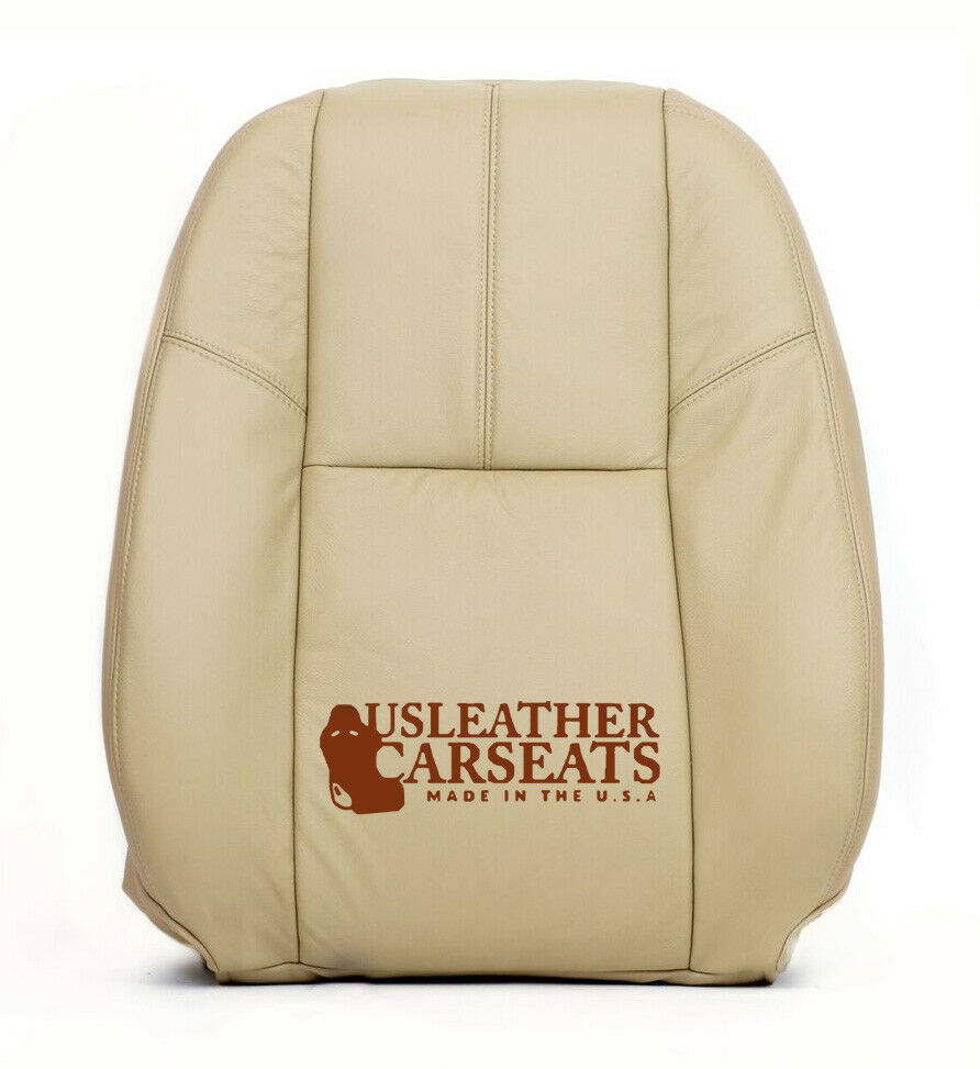 2007-2013 GMC 1500HD 2500H WT Driver Lean Back Synthetic Leather Seat Cover Tan