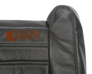 2005 Hummer H2 Driver Side Lean Back Replacement Leather Seat Cover Black