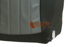 Load image into Gallery viewer, 2008 Fits Dodge Dakota Laramie Driver Bottom Synthetic Leather Seat Cover 2 tone Gray