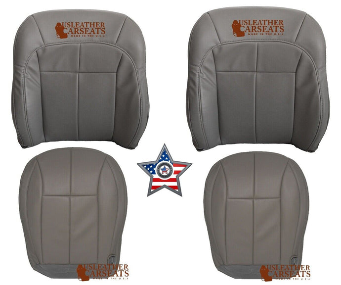1999-2004 Fits Jeep Grand Cherokee Full Front Vinyl Seat Cover Gray