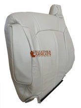 Load image into Gallery viewer, 02 Cadillac Escalade Passenger EXT Lean Back Perforated Leather Seat Cover Shale