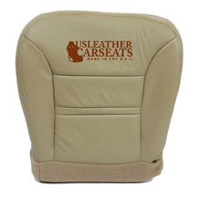 Load image into Gallery viewer, 2000 2001 Ford Excursion Driver Bottom Leather Seat Cover Medium Parchment Tan