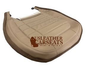 1992 Fits  Jeep Cherokee Briarwood Driver Bottom Leather Seat Cover Tan