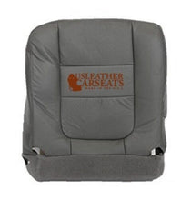 Load image into Gallery viewer, 2001 Ford F250 F350 Lariat PERFORATED Driver Full Front Seat Covers GRAY