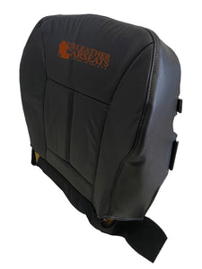 2006-2012 Chevy Impala SS Sedan 4-Door Passenger Bottom Leather Seat Cover Black