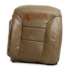 Load image into Gallery viewer, 1995-1999 Chevy Silverado Suburban Driver Lean Back Leather Seat Cover Tan