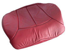Load image into Gallery viewer, 2000 Peterbilt 389, 379 dump semi truck Driver Bottom leather seat cover Red