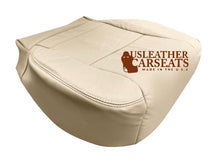 Load image into Gallery viewer, 2000-02, 2003, 2004 Fits TOYOTA TUNDRA Driver Bottom OEM Leather Seat Cover Tan