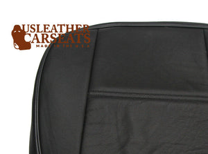 2003 Ford Mustang Driver Side Bottom Replacement Leather Seat Cover Black