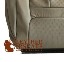 Load image into Gallery viewer, 99-02 Cadillac Escalade Passenger Lean Back Perforated Leather Seat Cover Shale