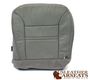 2000 2001 00 01 Ford Excursion Limited XLT Driver Bottom Leather Seat Cover Gray