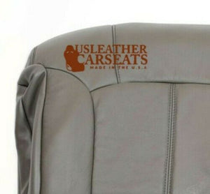1999-2002 2000 Chevy Silverado Driver Lean Back Synthetic Leather SeatCover Gray