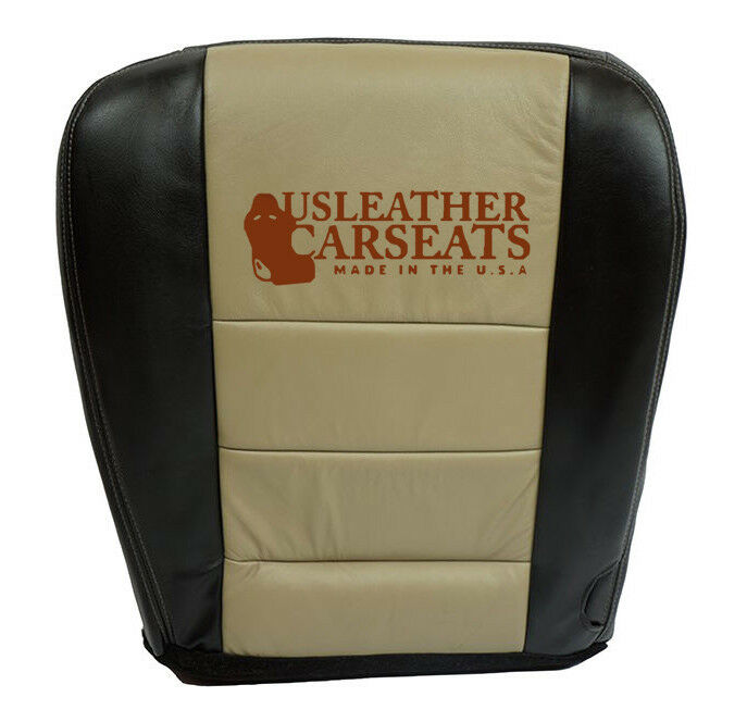 2005 Ford Excursion Eddie Bauer Passenger Side Bottom Leather Seat Cover 2 Tone