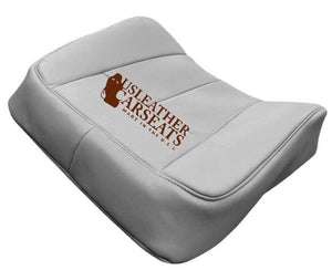 07, 08 Ford Expedition XLT Driver Lean Back Perforated Leather Seat Cover Gray