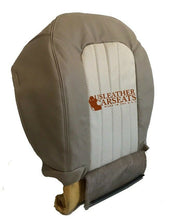 Load image into Gallery viewer, 2002-2005 Mercury Mountaineer Driver Side Bottom Leather Seat Cover 2 Tone Tan