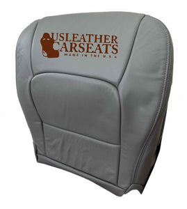 Driver Side Bottom Leather Seat Cover Color Gray Fits 1998 to 2007 Lexus LX470