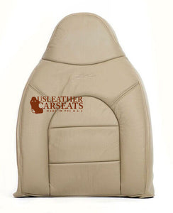 2000 Ford F250 F350 Lariat Full front OEM Leather Seat cover Parchment Tan