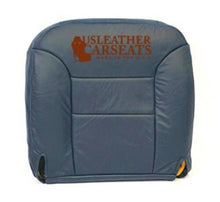 Load image into Gallery viewer, 1995-1999 Sierra Yukon Tahoe Passenger - Bottom Leather Seat Cover Navy Blue