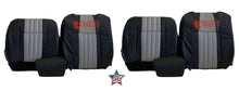 Load image into Gallery viewer, 2003 Ford F150 Harley-Davidson Full Front oem Leather Seat Covers Black/Gray