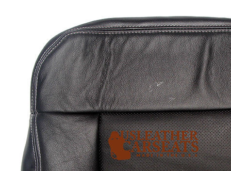 thumbnail image 2 of US Leather Car Seats Driver Bottom Seat Cover – 2004-2008 Ford F150 Lariat, Black Perforated Leather 2 of 6