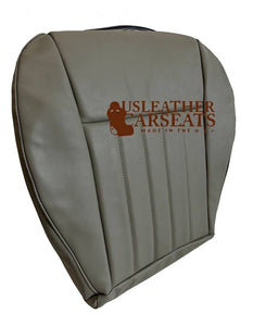 2006 Jeep Grand Cherokee Laredo Driver Bottom Synthetic Leather Seat Cover Khaki