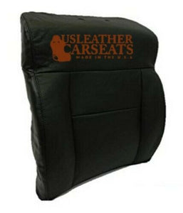 2004 2005 2006 Ford F150 Passenger Lean Back Synthetic Leather Seat Cover Black