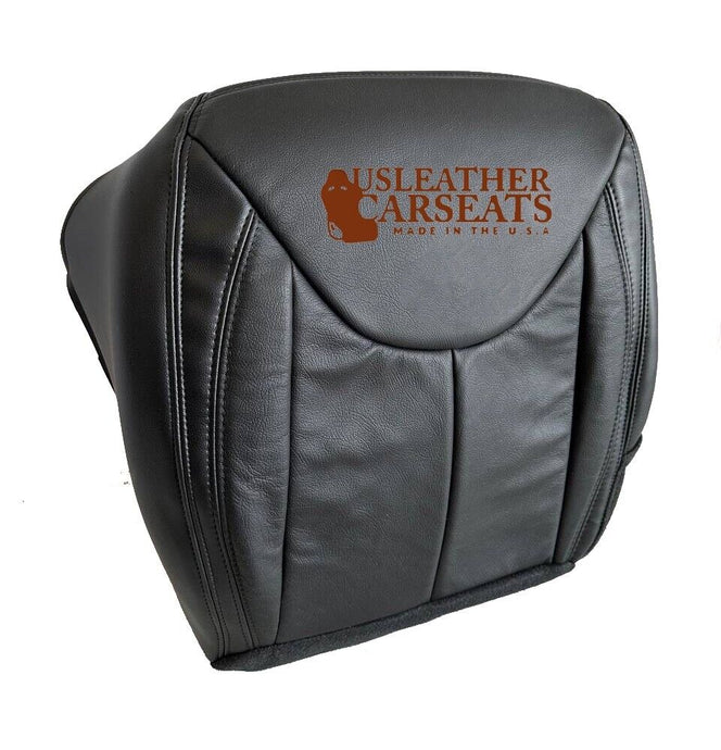 2013-2017 Fits Jeep Wrangler Sahara passenger  Bottom Leather Seat Cover Black