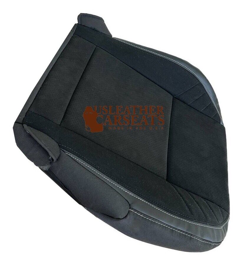 2016-2022 Fits Dodge Challenger SRT Hellcat Suede Perf Leather Seat Cover Black