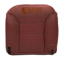 Load image into Gallery viewer, 1995-1999 Chevy Silverado Tahoe Passenger Bottom Leather Seat Cover Red