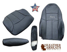 Load image into Gallery viewer, 1996-2007 Peterbilt 379 semi truck Full front Driver Vinyl seat cover Blk