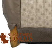 Load image into Gallery viewer, 2002 2003 2004 Mercury Mountaineer Passenger Bottom Leather Seat Cover 2Tone Tan