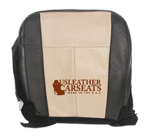 Load image into Gallery viewer, 08 Ford Expedition Driver Side Bottom Leather Seat Cover Two Tone Tan / Black