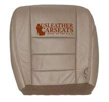 Load image into Gallery viewer, 02-07 Ford F250 F350 XLT Driver Bottom Vinyl Perforated Leather Seat Cover Tan