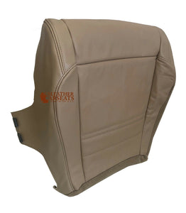 1998-2001 FORD EXPLORER XLT LEATHER DRIVER BOTTOM REPLACEMENT SEAT COVER TAN