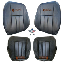 Load image into Gallery viewer, Full Front Leather Perf Seat Cover Black 2013-2016 Fits Chrysler Town &amp; Country