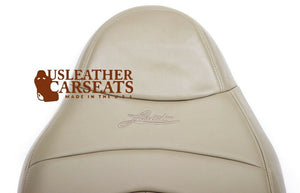 2000 2001 Ford F150 Lariat Driver Lean Back Leather Replacement Seat Cover Tan