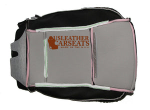 2007 Ford Explorer Driver Side Bottom Replacement Leather Seat Cover Black