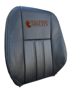 Soillar Front Seat Cover Set For Chrysler Town & Country 2011-2016 - Black Microfiber Leather