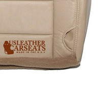 Load image into Gallery viewer, 2008 2009 2010 Ford F250 F350 Lariat Vinyl Driver Bottom Seat Cover Camel TAN