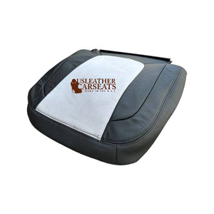 04 For Dodge Ram 1500 2500 Laramie DRIVER Lean Back Leather Seat Cover Dark Gray