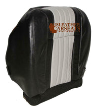 Load image into Gallery viewer, 2003 Ford F150 Harley-Davidson Driver Bottom Leather Seat Cover 2Tone Gray/Black