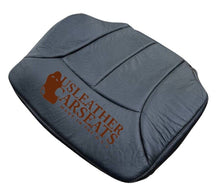 Load image into Gallery viewer, 2001 2016 Peterbilt 389 379 dump semi truck Driver Bottom leather seat cover Blk