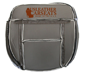 2007 Ford F150 Lariat Driver Side Bottom Leather Seat Cover Medium Parchment Tan