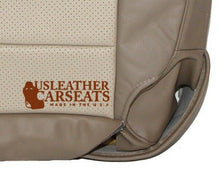 Load image into Gallery viewer, 2004 Ford Expedition Perforated Driver Bottom Leather Seat Cover 2 Tone Tan