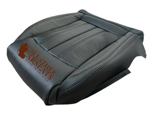 2017 2018 AUDI A7 - Quattro Driver Bottom Perforated leather seat cover black