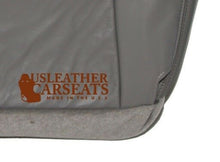 Load image into Gallery viewer, 1998 Lincoln Navigator Driver Side Bottom Replacement LEATHER Seat Cover Gray