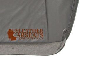 1998 Lincoln Navigator Driver Side Bottom Replacement LEATHER Seat Cover Gray