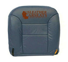 Load image into Gallery viewer, 1995-1999 GMC Sierra Tahoe Driver Side Bottom Leather Seat Cover Blue