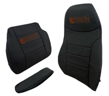 Load image into Gallery viewer, 2000-2018 Peterbilt 389 , semi truck Driver Full Front leather seat cover Black